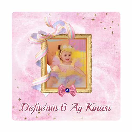 6 Ay Kınası Temalı Magnet